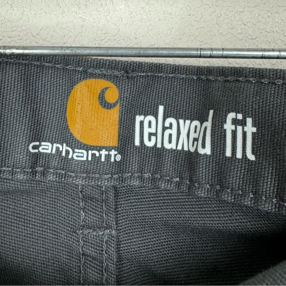 Carhartt Pants Men's 40X30 Gray Rugged Flex Canvas Relaxed Fit Work - Picture 6 of 7